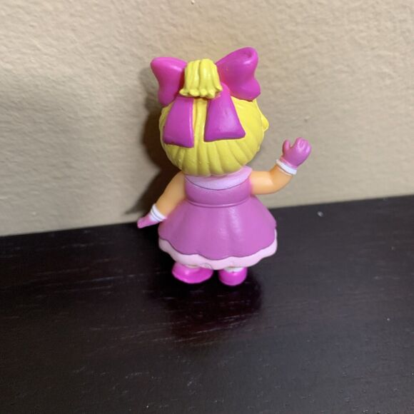 Disney Junior Muppet Babies Miss Piggy PVC Figure Loose Mini Minature - Picture 3 of 4